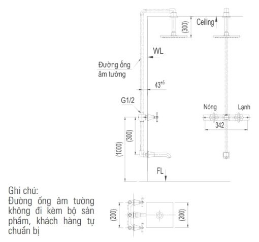 Voi Sen Tam Am Tuong Nong Lanh Inax BFV 81SEC