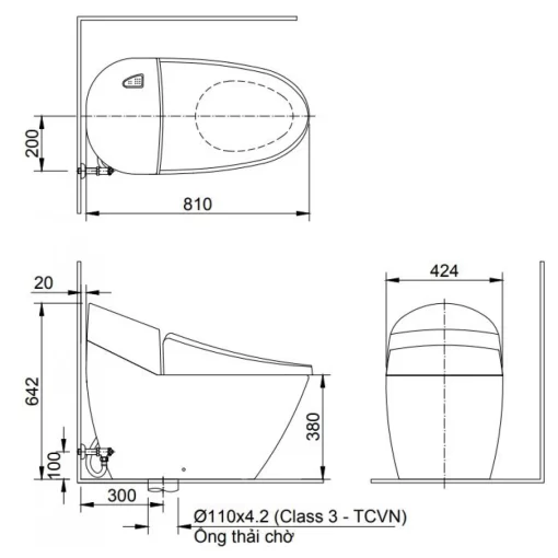ban ve bon cau inax ac 2700 cw h18vn
