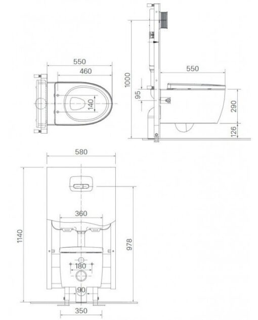ban ve bon cau treo tuong nap rua co inax ac 952 cw s15vn