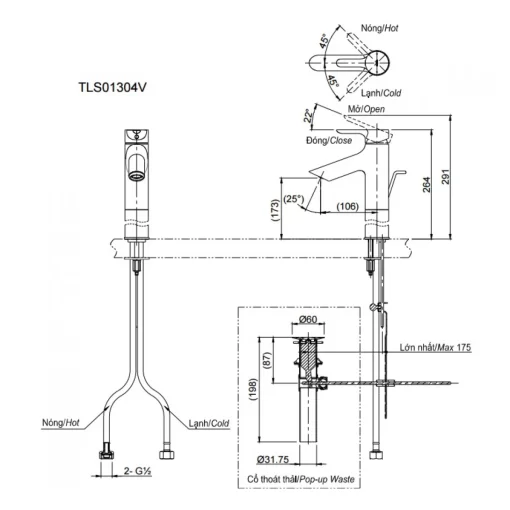 ban ve ky thuat voi lavabo toto TLS01304V 1090x1090 1
