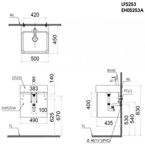 ban ve tu chau lavabo caesar eh05253av