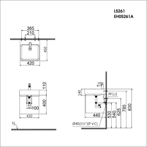 ban ve tu chau lavabo caesar eh05261av