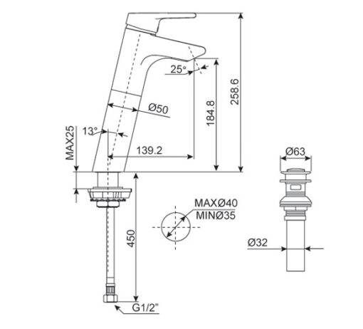 ban ve voi lavabo co cao american standard WF 3902