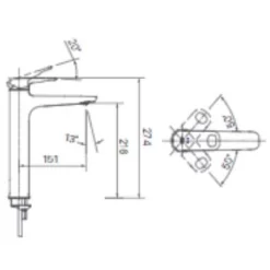 ban ve voi lavabo inax lfv 652sh