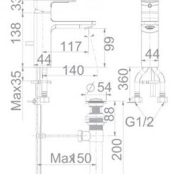 ban ve voi lavabo nong lanh american standard wf 1301mb