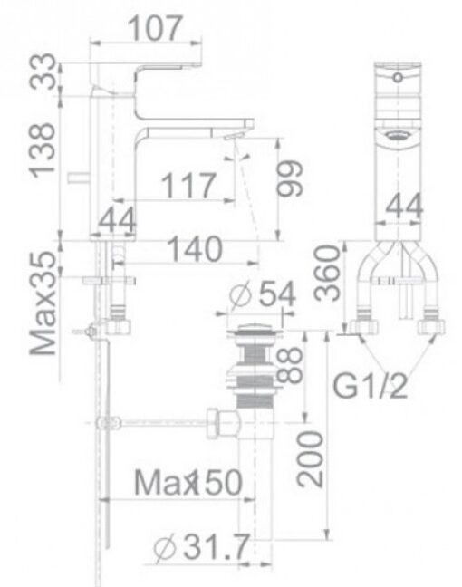 ban ve voi lavabo nong lanh american standard wf 1301mb