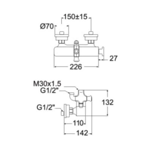 cu sen nong lanh american standard WF 3672 1