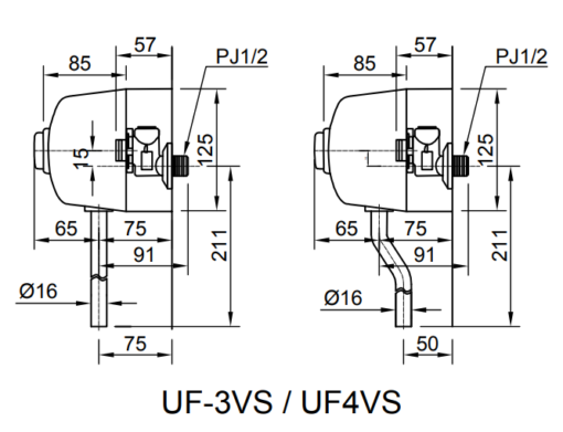 van xa inax UF 3VS